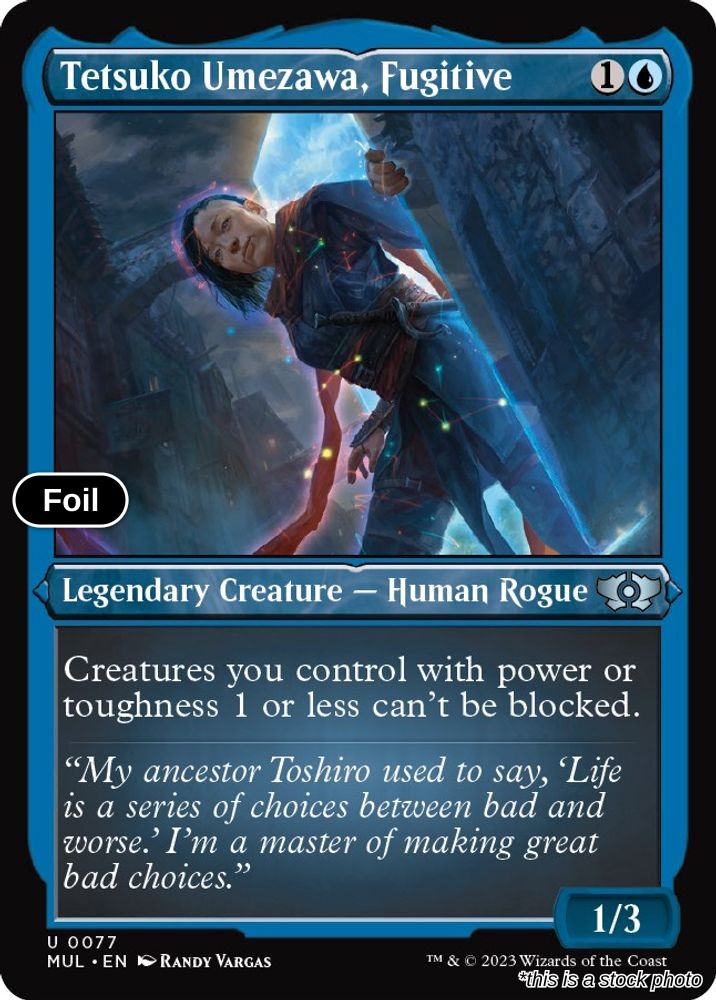 Tetsuko Umezawa, Fugitive (Foil Etched)