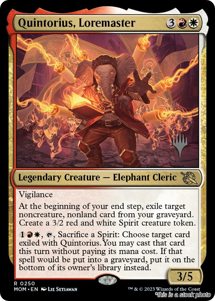 Quintorius, Loremaster