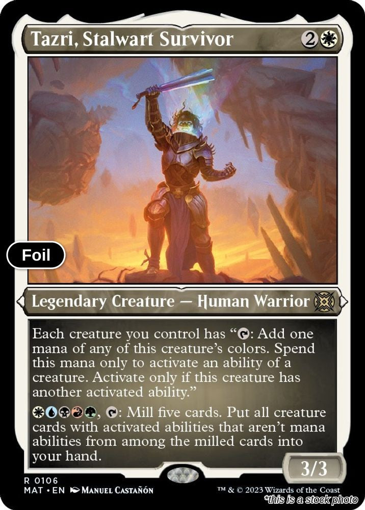 Tazri, Stalwart Survivor (Foil Etched)
