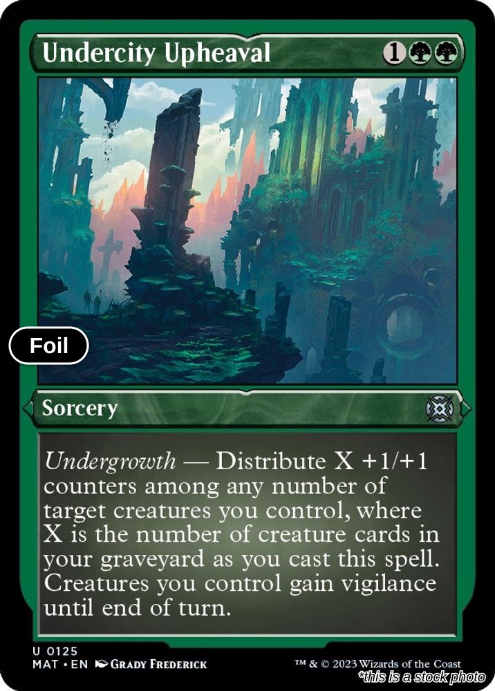 Undercity Upheaval (Foil Etched)