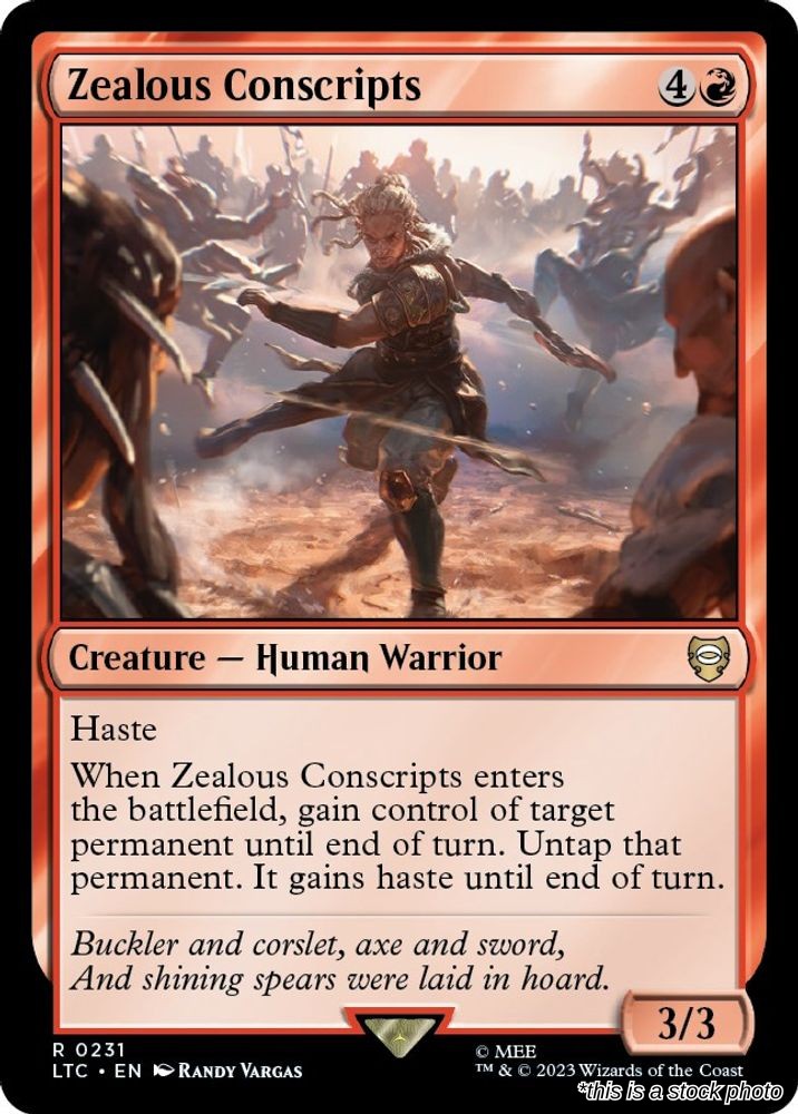 Zealous Conscripts