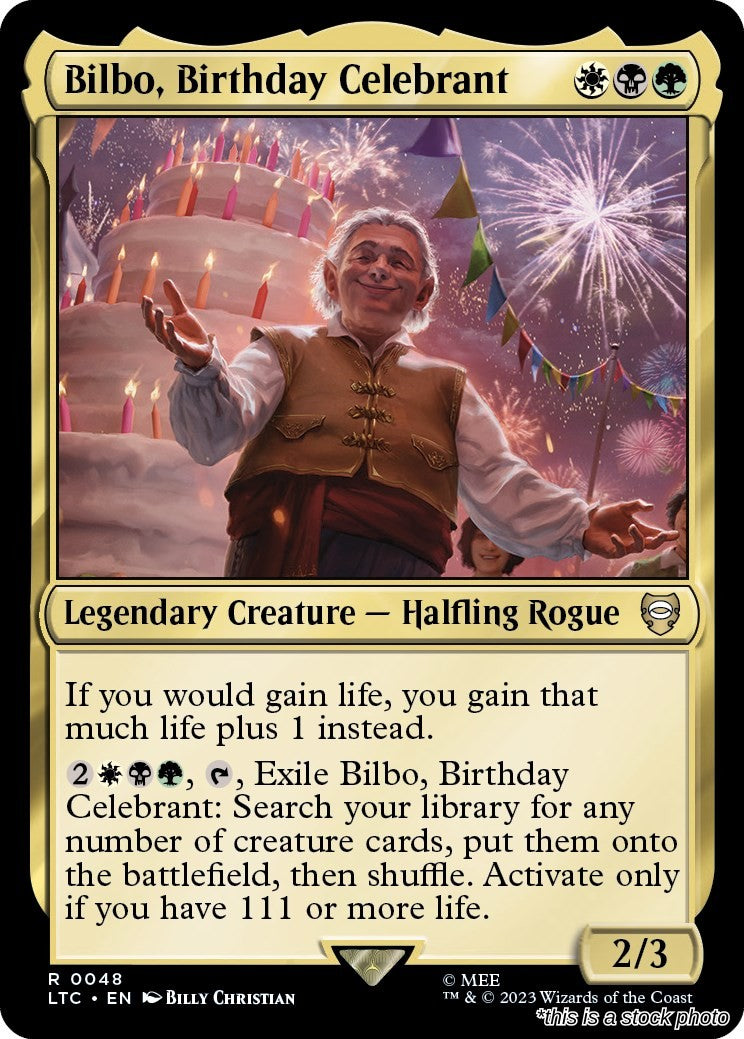 Bilbo, Birthday Celebrant