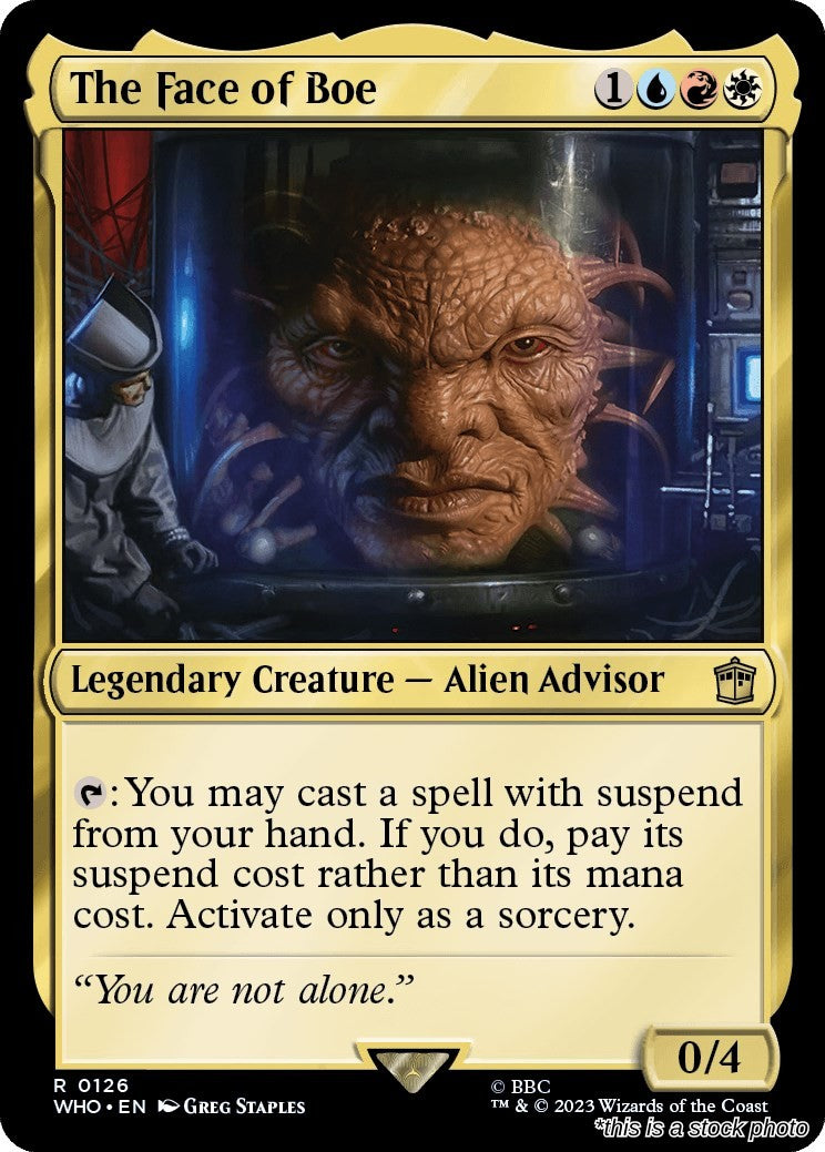 The Face of Boe