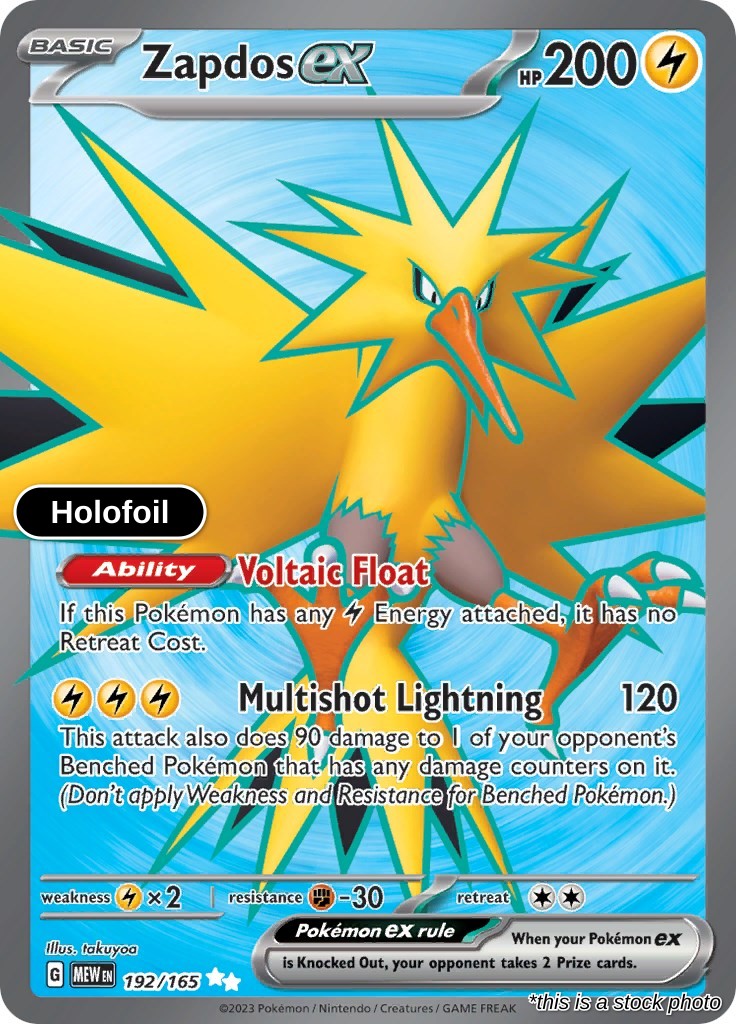 Zapdos ex - 192/165