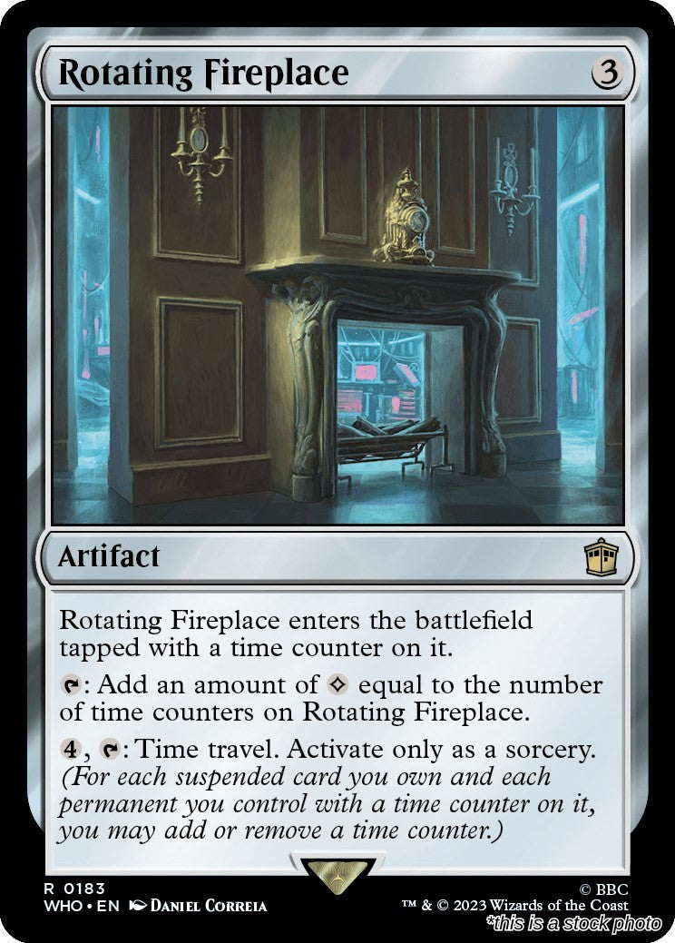 Rotating Fireplace