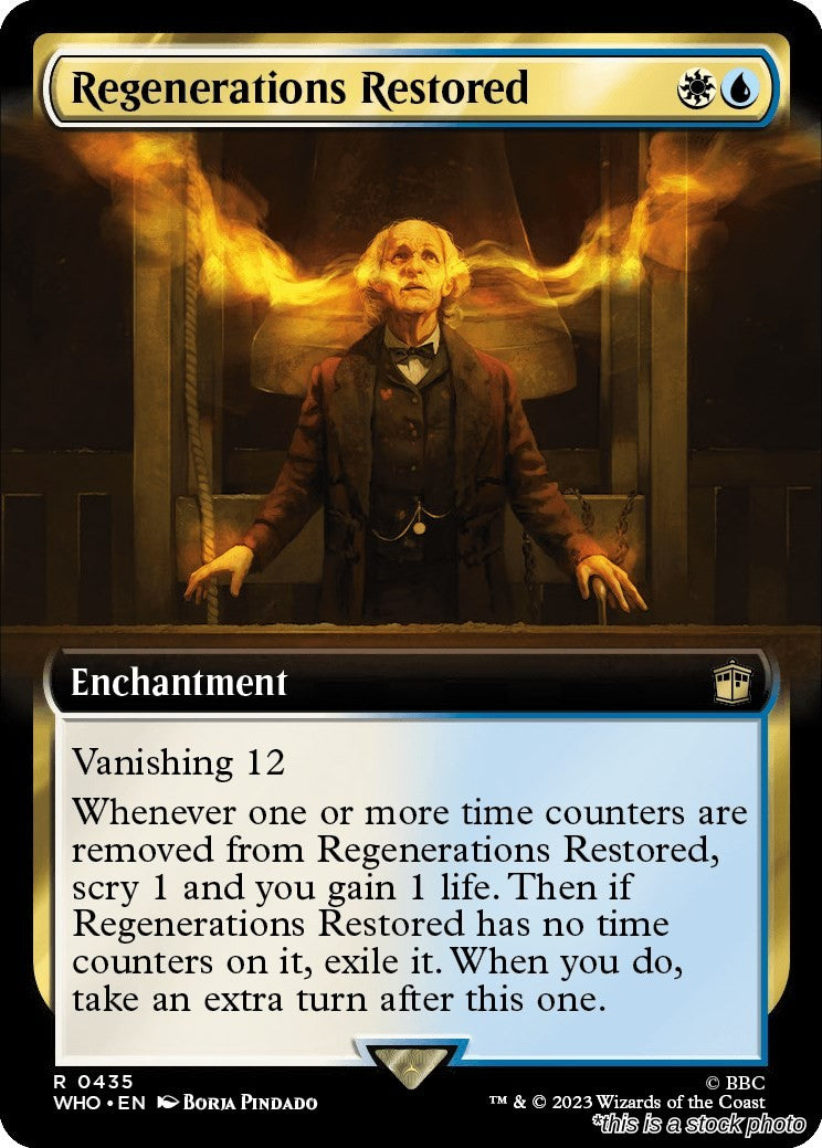 Regenerations Restored (Extended Art)