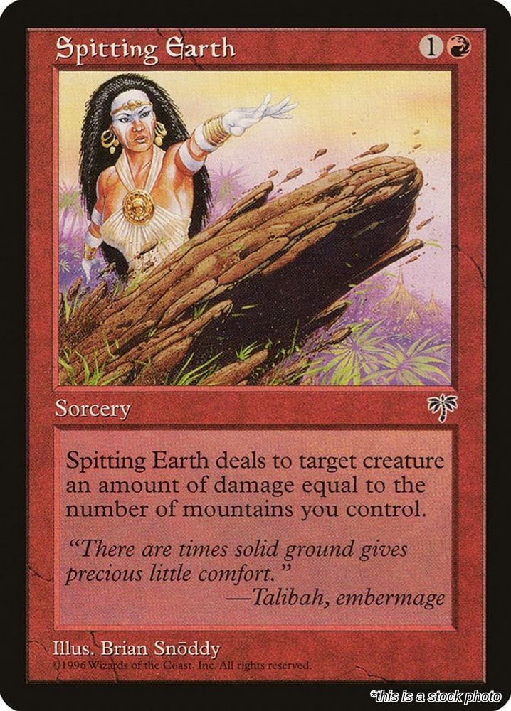 Spitting Earth