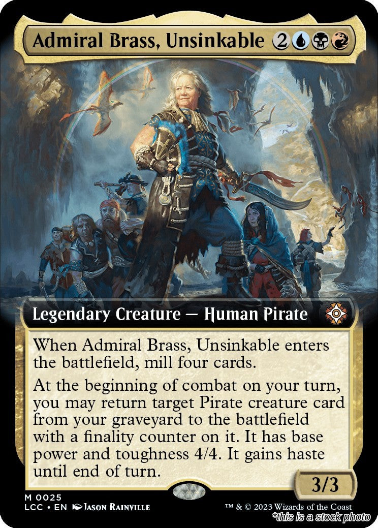 Admiral Brass, Unsinkable (Extended Art)