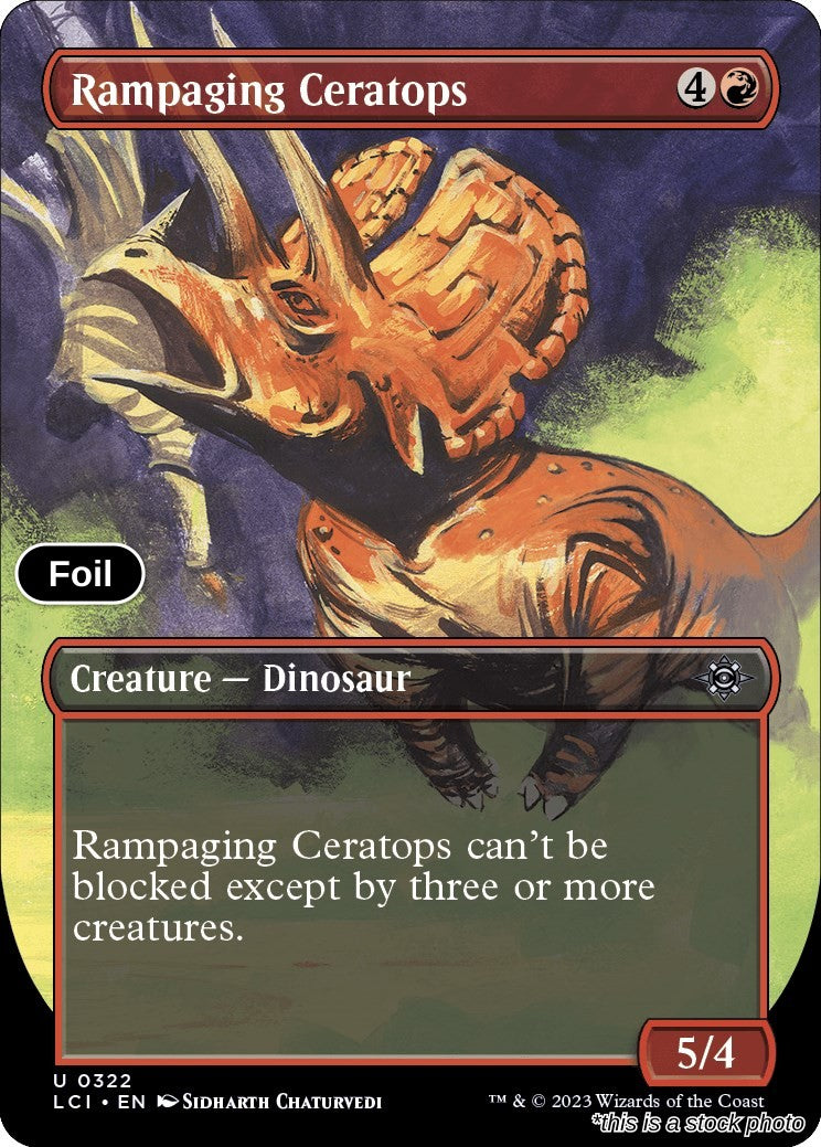 Rampaging Ceratops (Borderless)