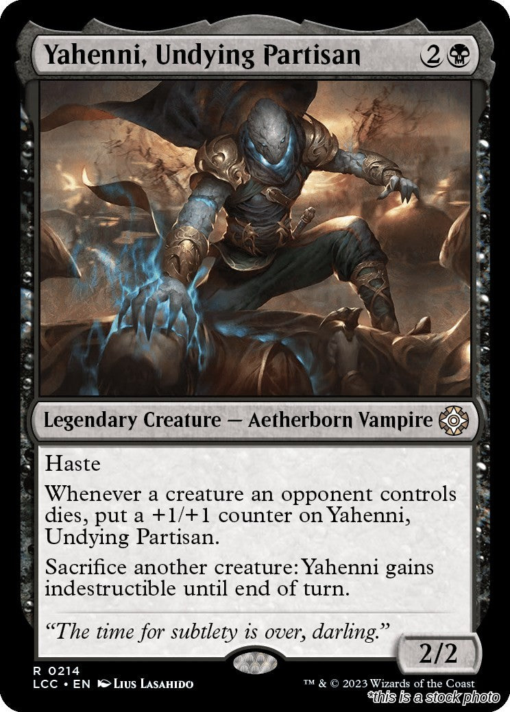 Yahenni, Undying Partisan