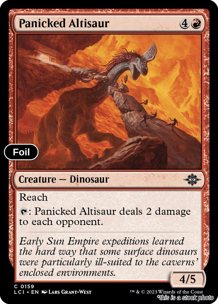 Panicked Altisaur
