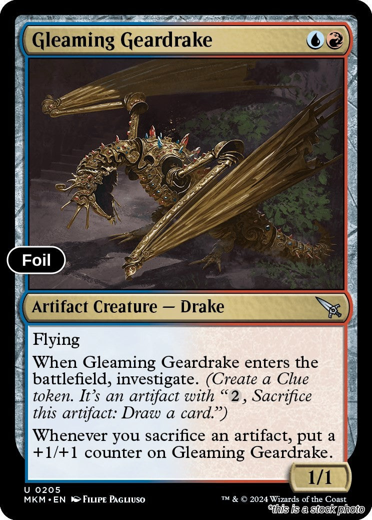 Gleaming Geardrake