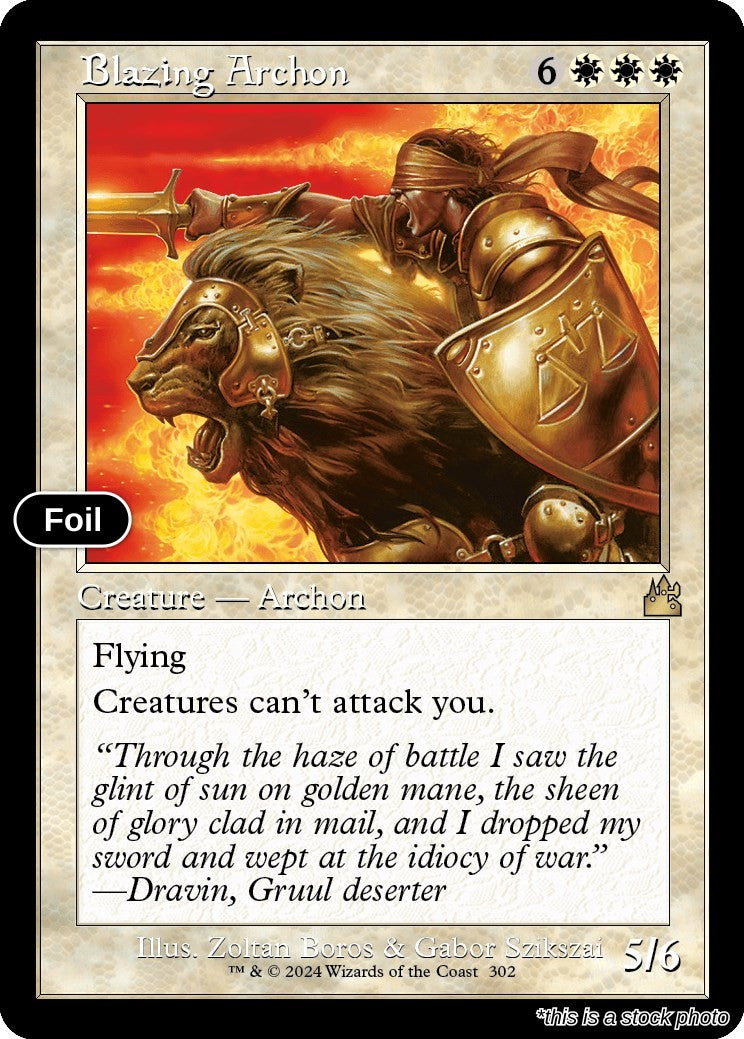 Blazing Archon (Retro Frame)