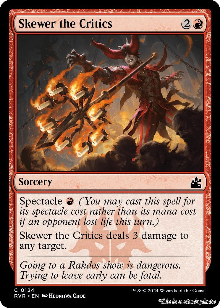 Skewer the Critics
