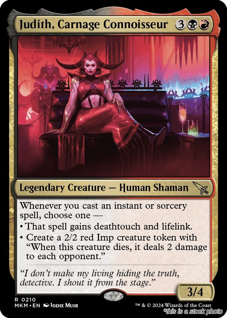 Judith, Carnage Connoisseur