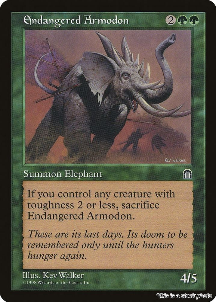 Endangered Armodon
