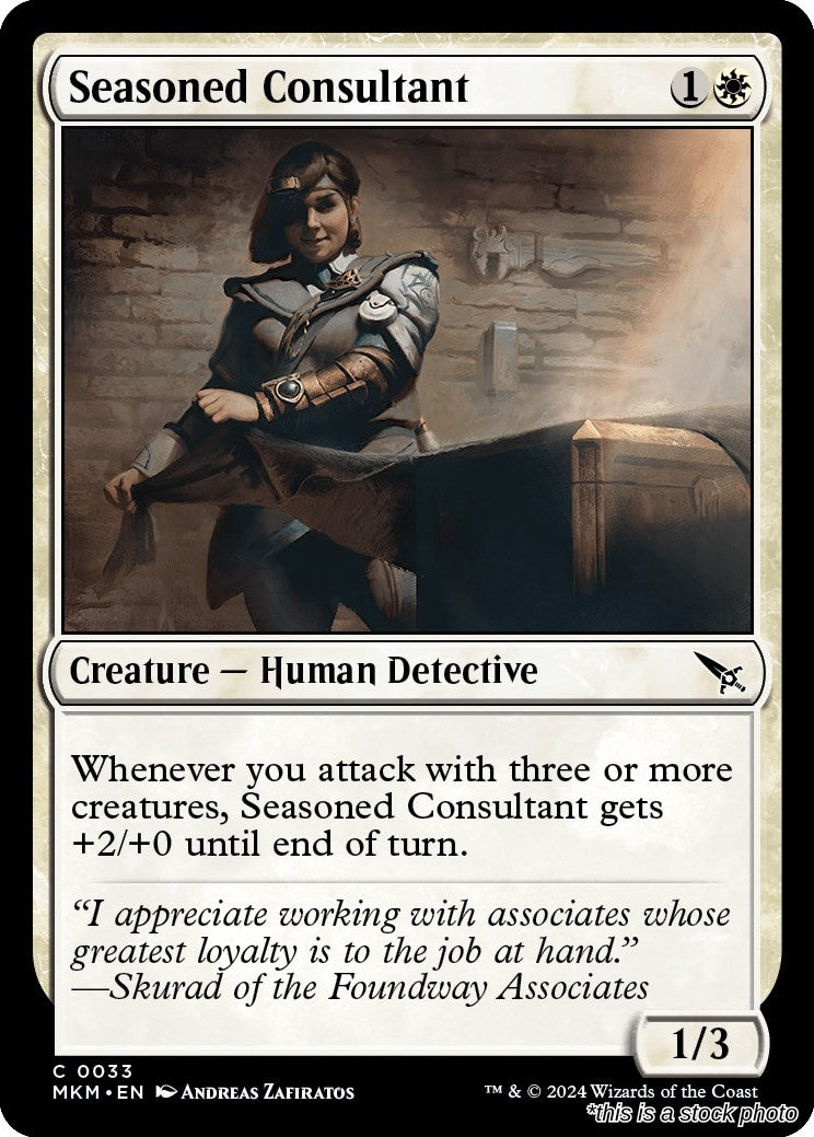 Seasoned Consultant
