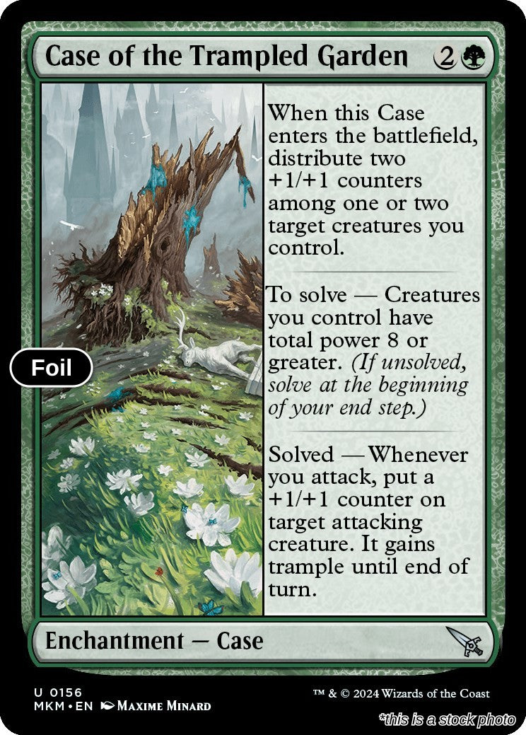 Case of the Trampled Garden