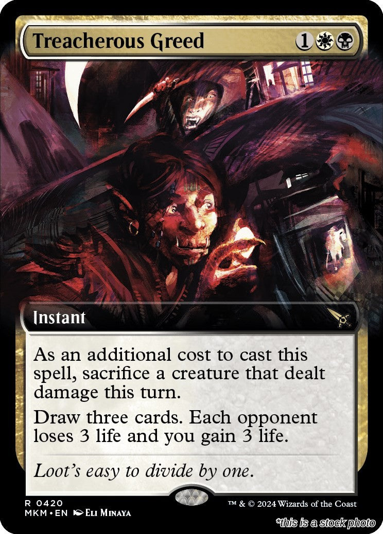 Treacherous Greed (Extended Art)