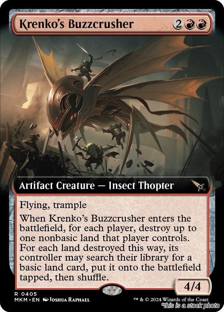 Krenko's Buzzcrusher (Extended Art)