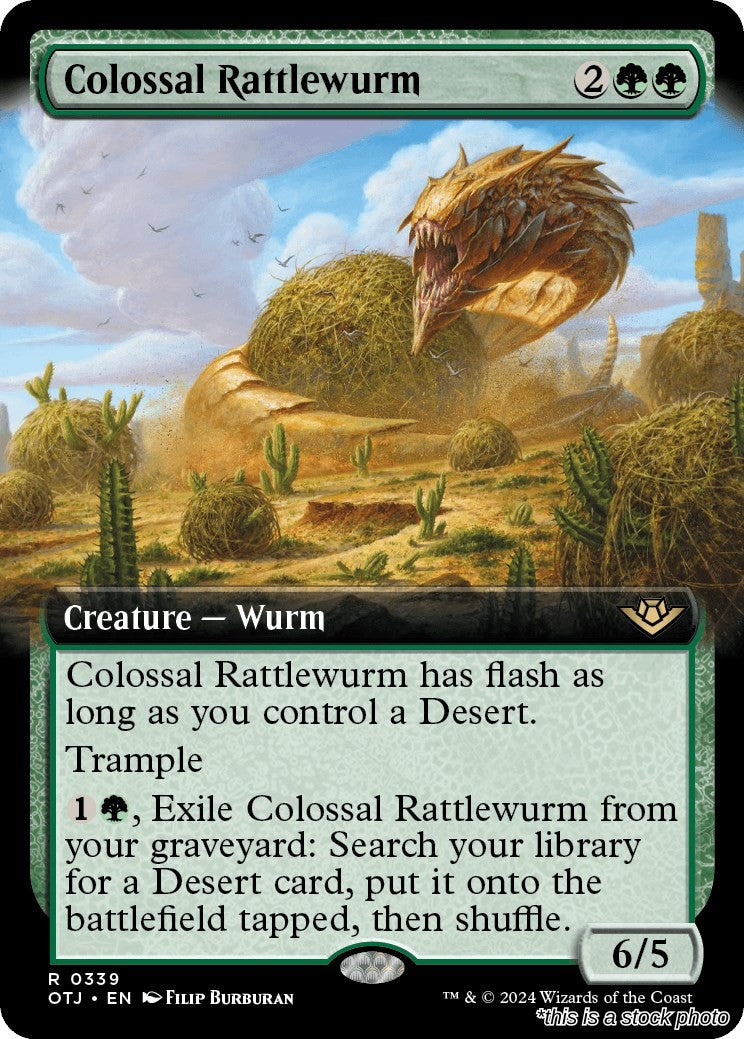 Colossal Rattlewurm (Extended Art)