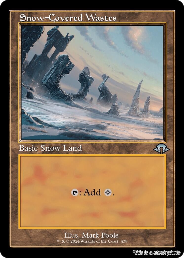 Snow-Covered Wastes (Retro Frame)