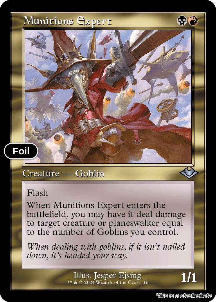 Munitions Expert (Retro Frame)