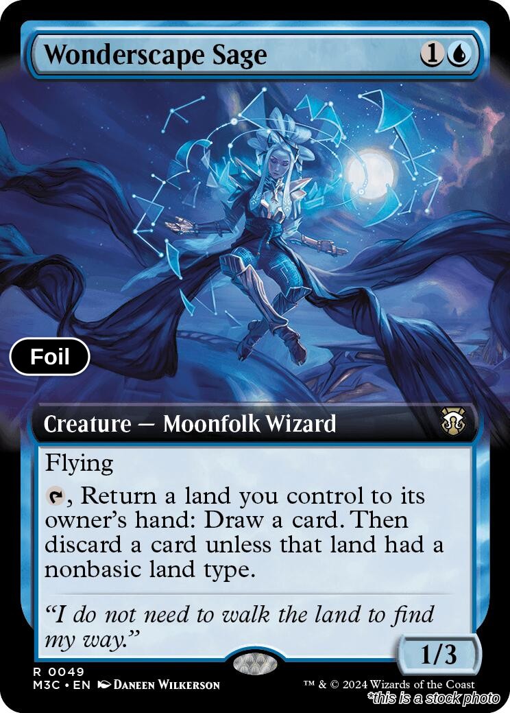 Wonderscape Sage (Extended Art) (Ripple Foil)