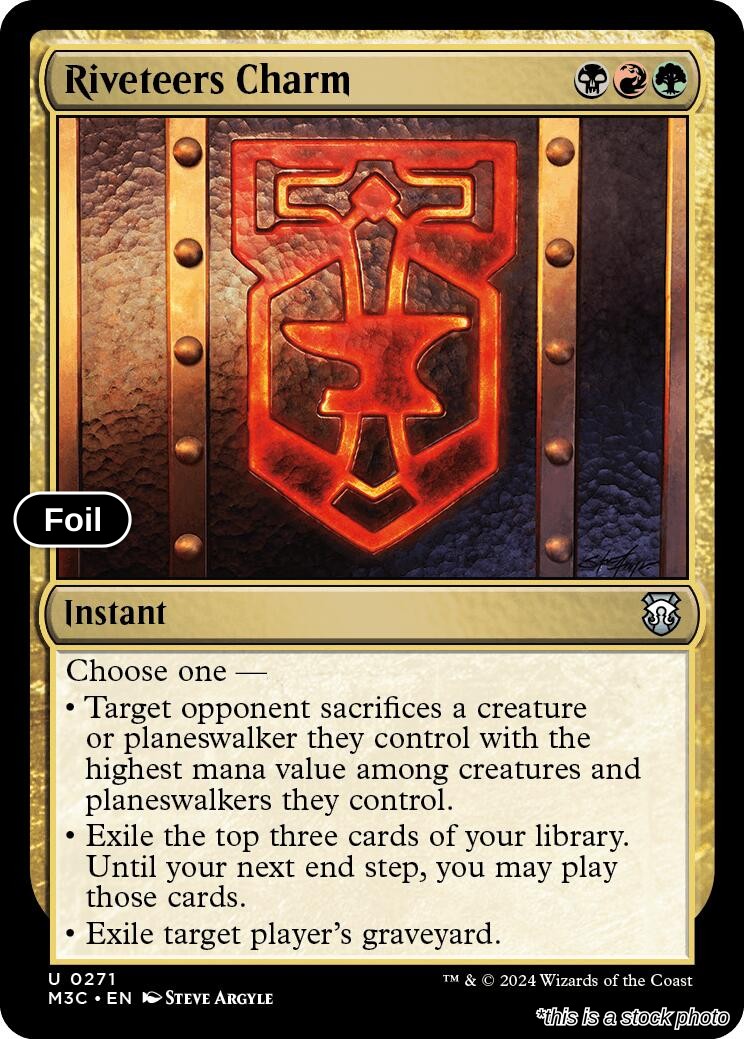 Riveteers Charm (Ripple Foil)
