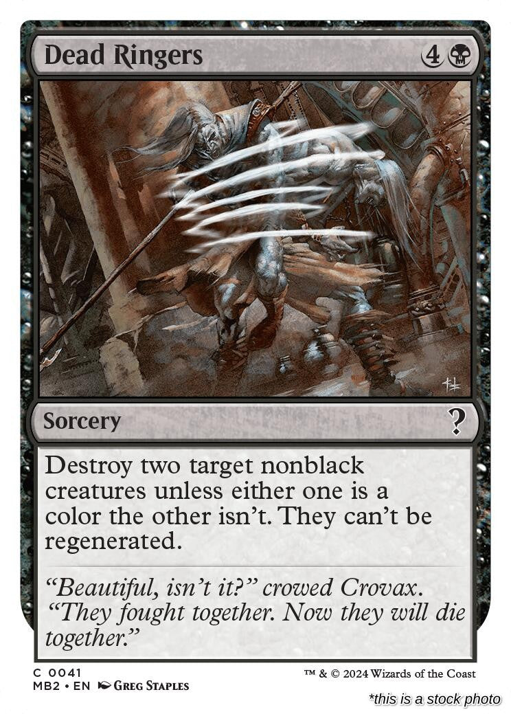 Dead Ringers (White Border)