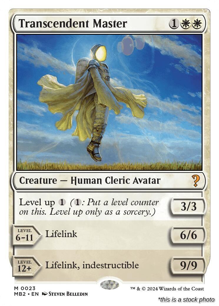 Transcendent Master (White Border)