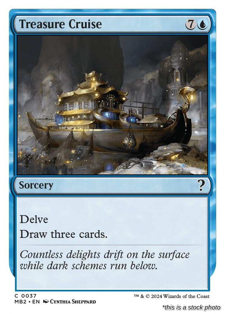 Treasure Cruise (White Border)