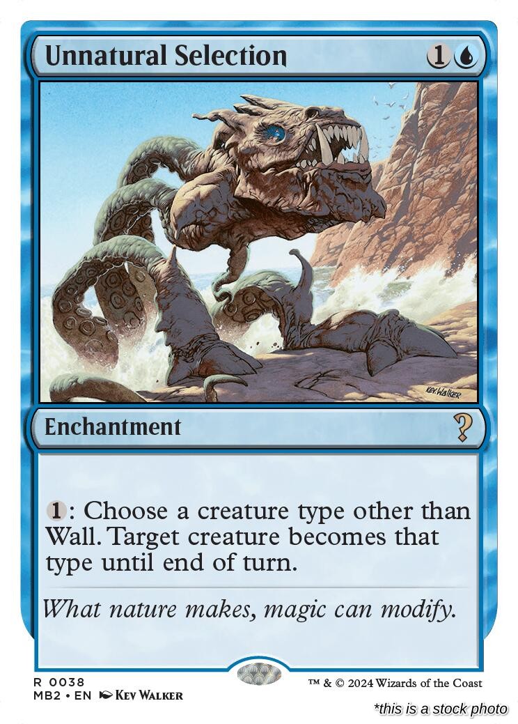Unnatural Selection (White Border)