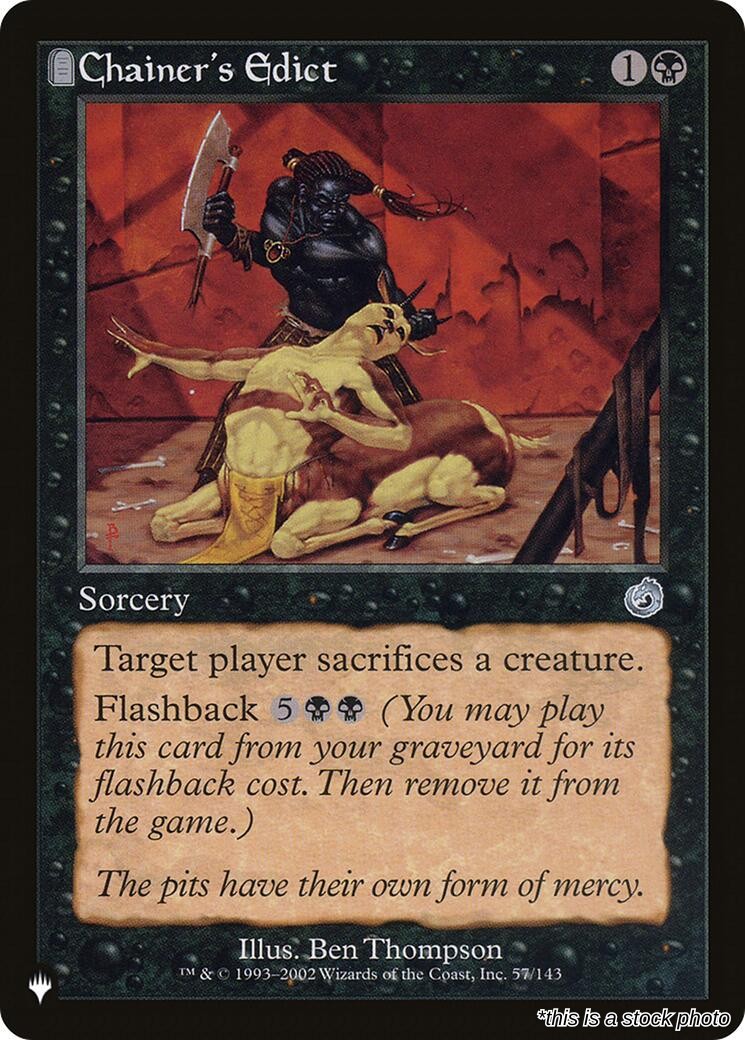 Chainer's Edict