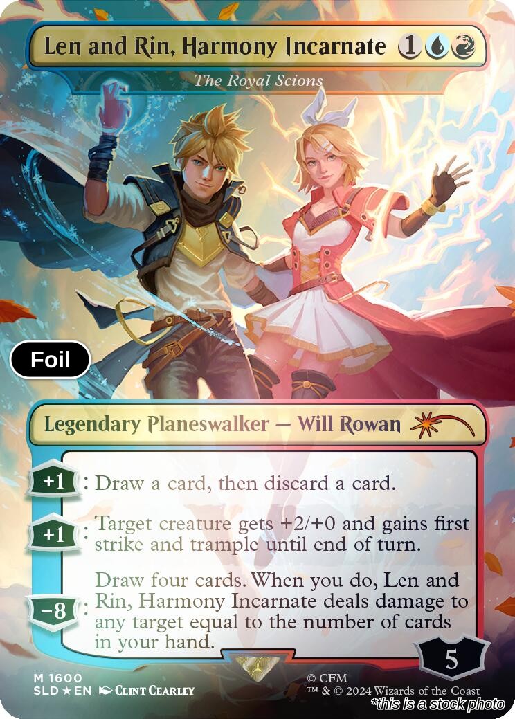 Len and Rin, Harmony Incarnate - The Royal Scions (Rainbow Foil)