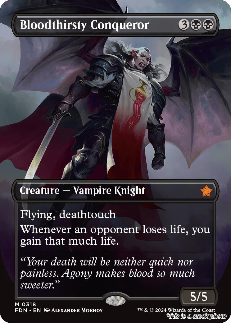 Bloodthirsty Conqueror (Borderless)