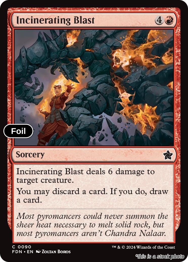 Incinerating Blast