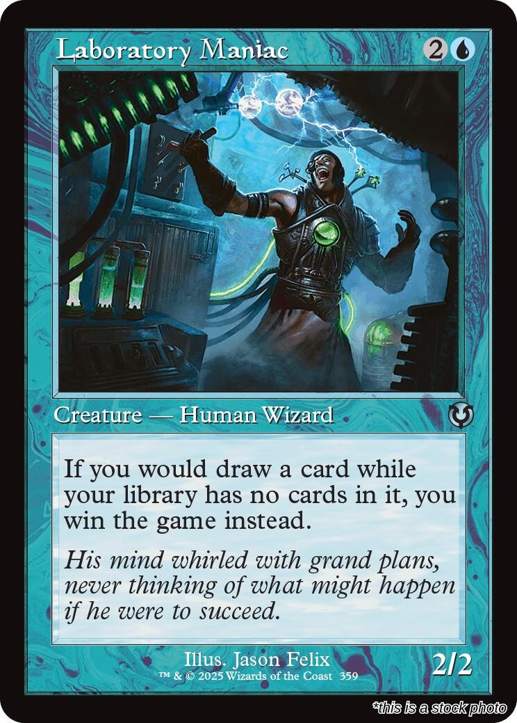Laboratory Maniac (Retro Frame)
