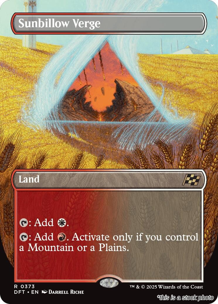 Sunbillow Verge (Borderless)