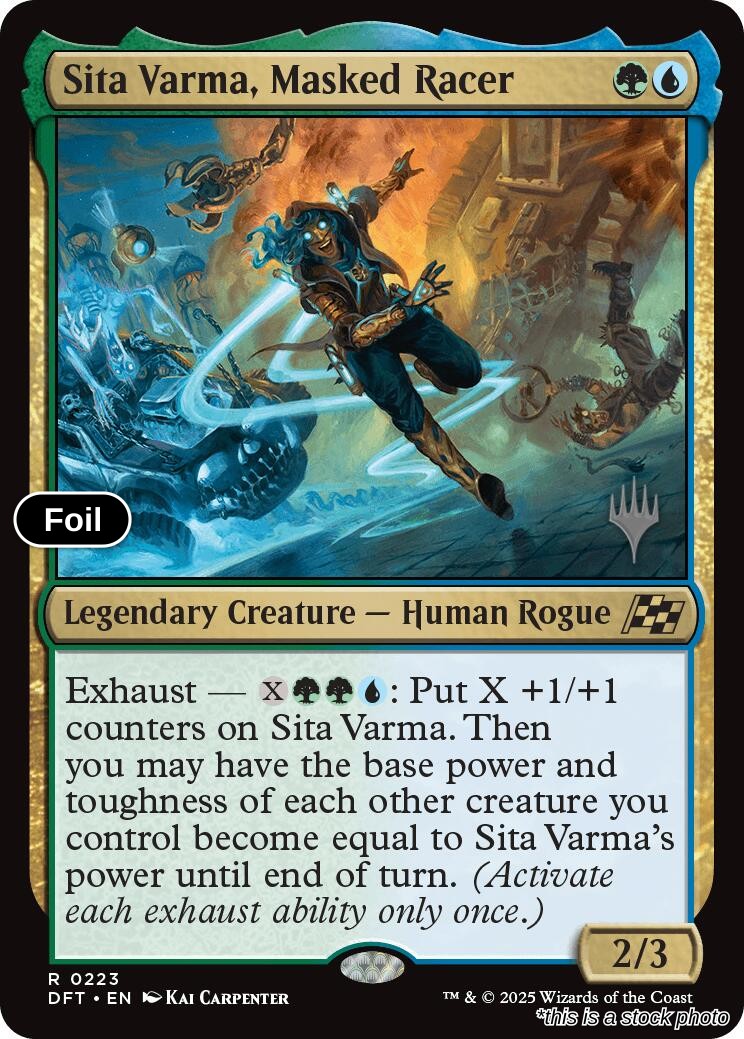 Sita Varma, Masked Racer