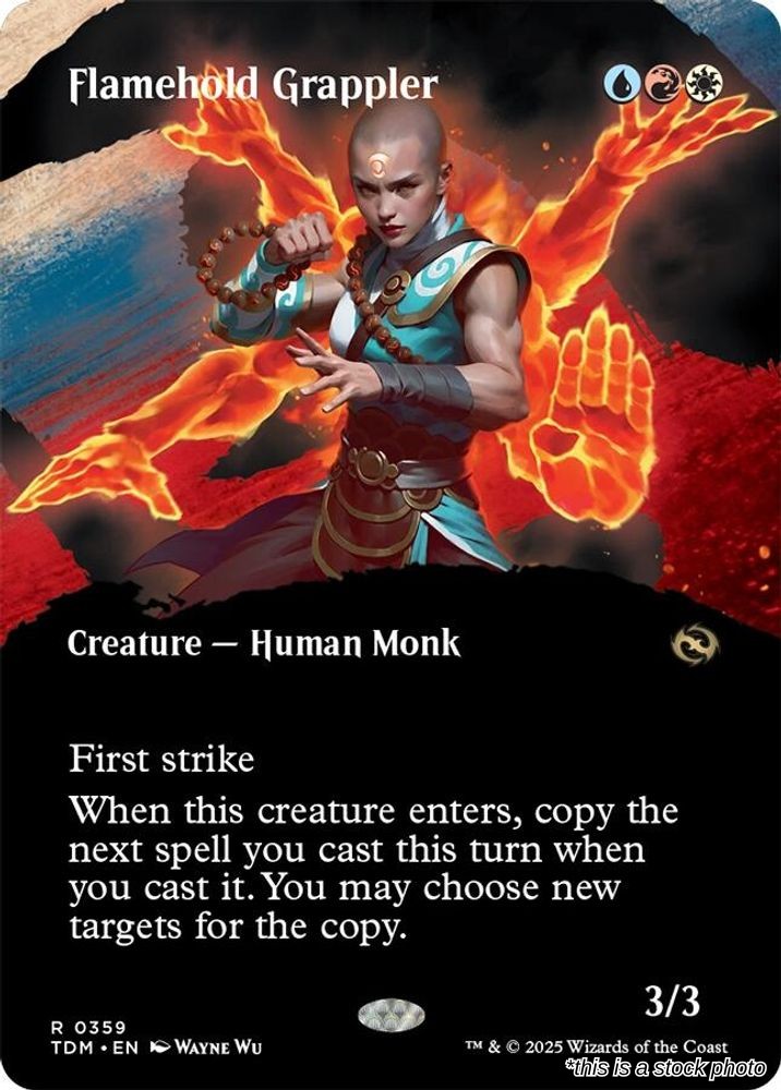 Flamehold Grappler (Borderless)