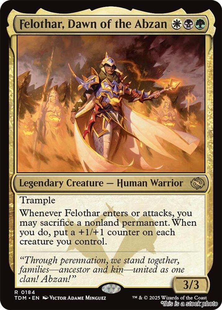 Felothar, Dawn of the Abzan