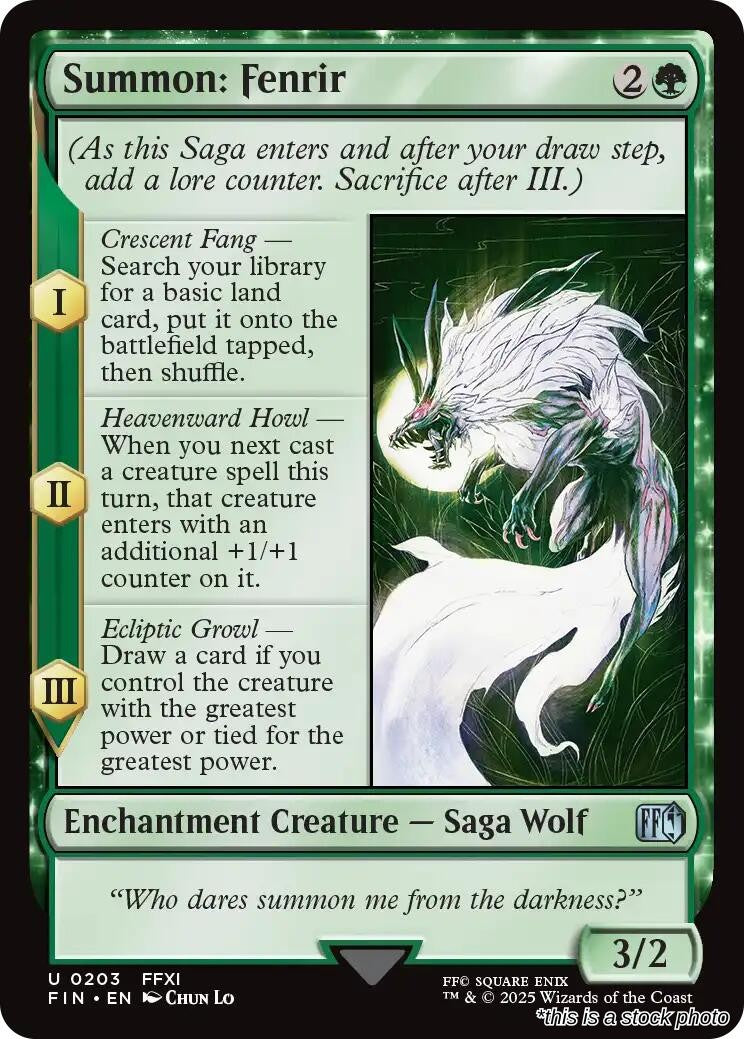 Summon: Fenrir