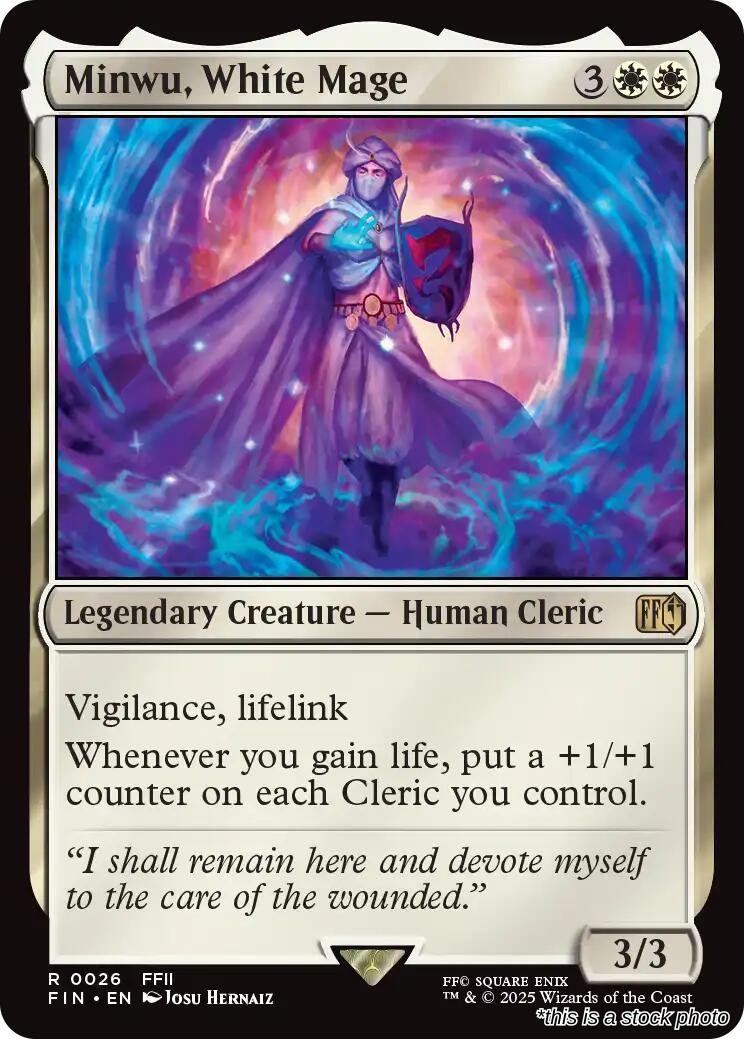 Minwu, White Mage