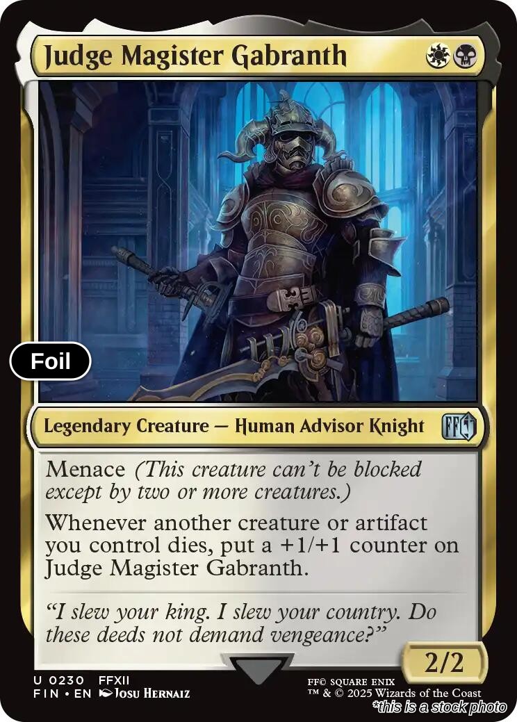 Judge Magister Gabranth