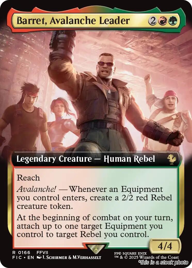 Barret, Avalanche Leader (Extended Art)