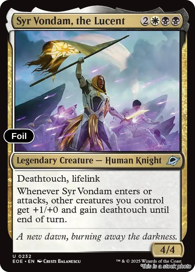 Syr Vondam, the Lucent