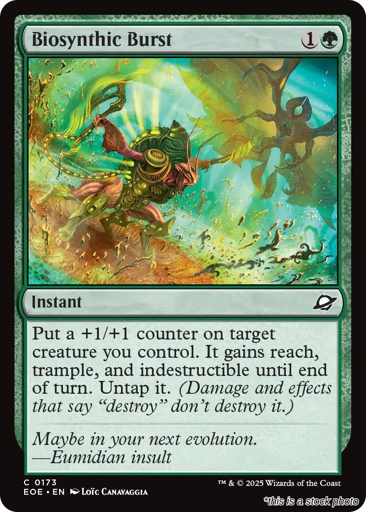 Biosynthic Burst