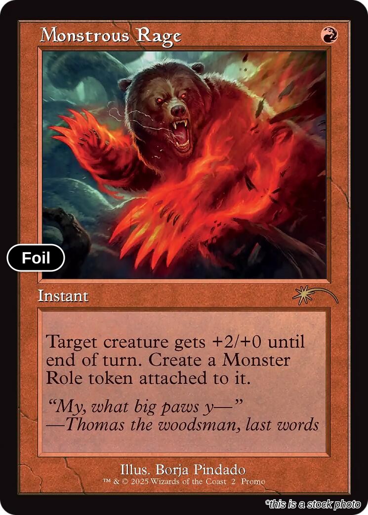Monstrous Rage (Retro Frame)