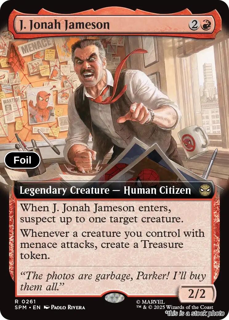J. Jonah Jameson (Extended Art)